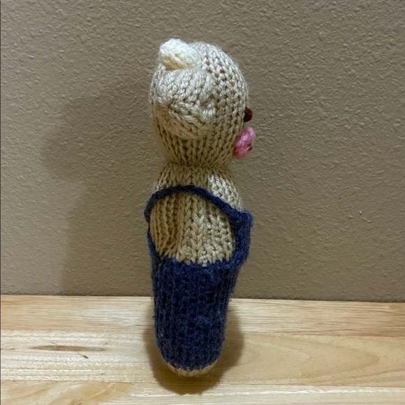 Handmade Knit Cow Plush Toy. Of cuteness - Picture 5 of 6